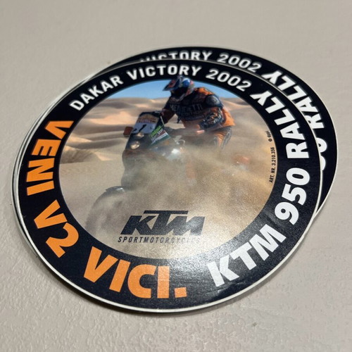 KTM 950 Rally sticker new, Dakar Victory 2002