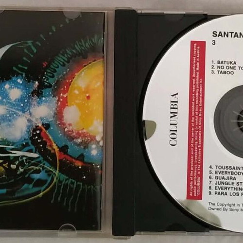 Santana 3 CD like new, rock