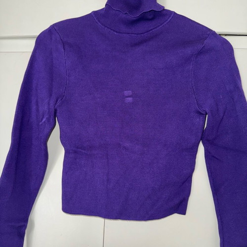 Crop sweater Zara like new, size Small, purple