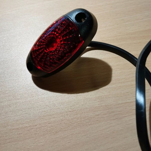 Marker lamp FT-025 LED 12/24 V FRISTOM red like new