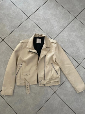 Τζάκετ biker Mango μπεζ σαν καινούργιο, μέγεθος L