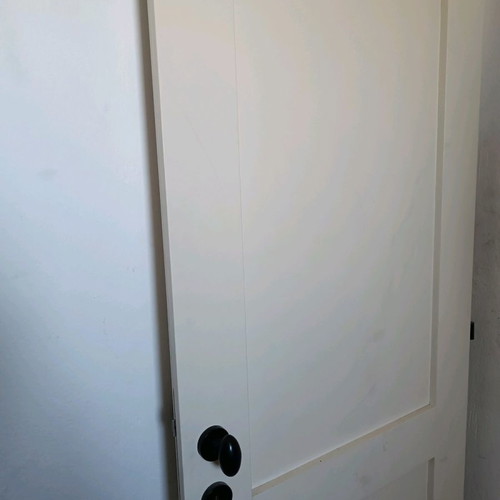 Interior door lacquered off-white used 70cm without frame