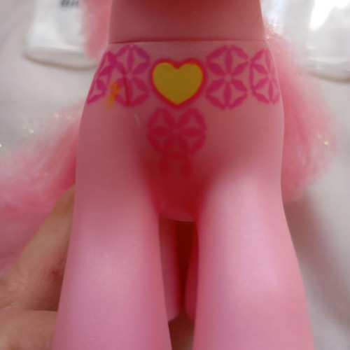 My Little Pony G3 Pinkie Pie figure used, 2007 Hasbro 25th Birthday Celebration