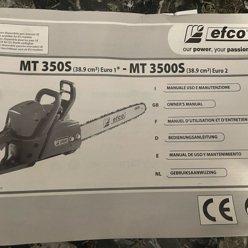 Efco Mt350s chainsaw new
