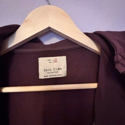 Zara boys' jacket No 10 with zipper and hood used