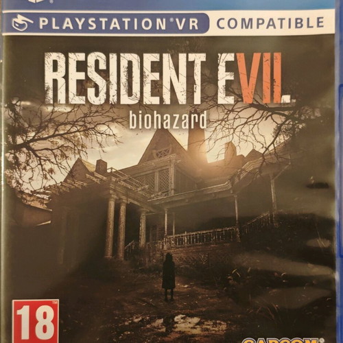 Resident Evil 7 PS4 game VR compatible like new