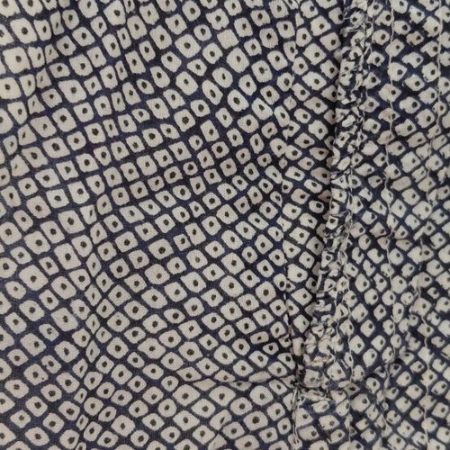 Women's black and white autumn fabric dress, above knee, size M