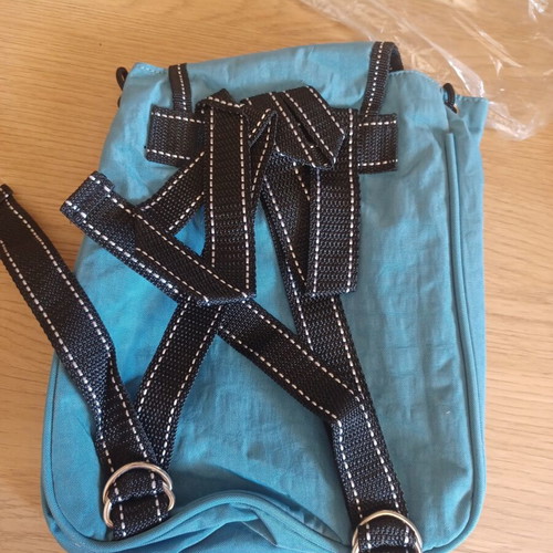 Spots Line Backpack new, blue