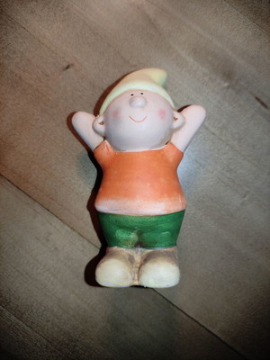 Dwarf ceramic figure 10cm used