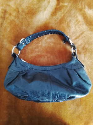 Francesco Biasia leather shoulder bag used, black