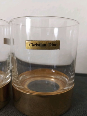 σετ ποτήρια Dior, vintage