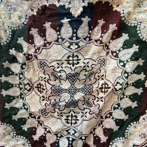 Kilim used for bed or table without damage