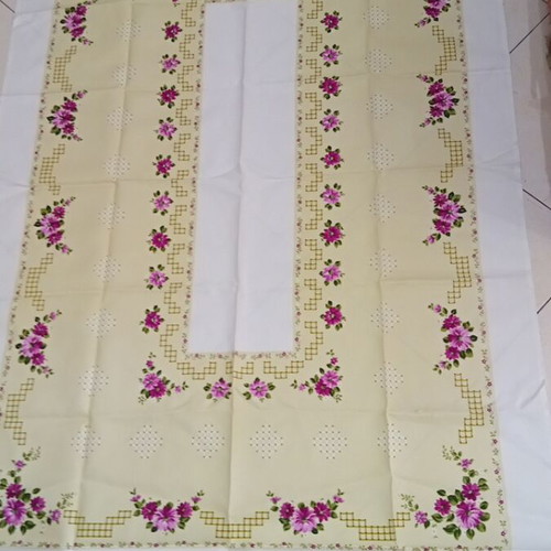Tablecloth with flowers 195×127 cm new