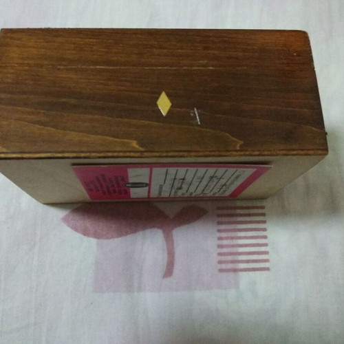 Soviet wooden casket used from 1990