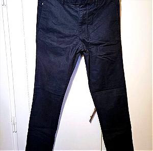 Αυθεντικό TOMMY HILFIGER ανδρικό παντελόνι μπλε σκούρο, μέγεθος M.