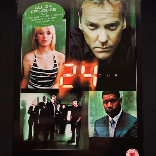 24 DVD like new, seasons 1-6 action, drama, thriller