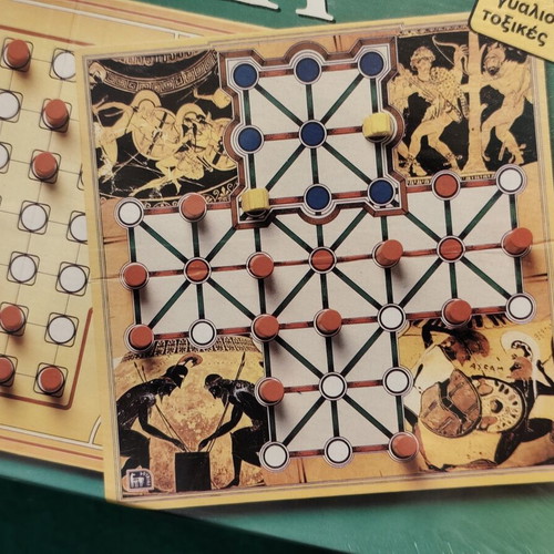 1985 Solo & Poliorkia vintage board game 2 in 1 by Dourios