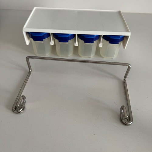 Tupperware wall spice rack set like new, 4 pieces