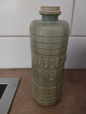 Vintage talc packaging used