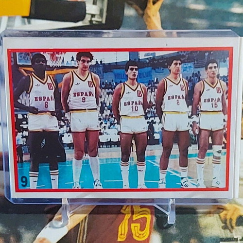 Eurobasket 1987 Sticker used, Spain National Team #9
