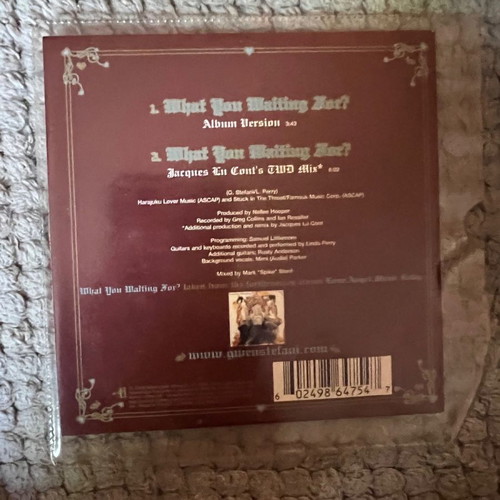 Gwen Stefani What You Waiting For CD single used