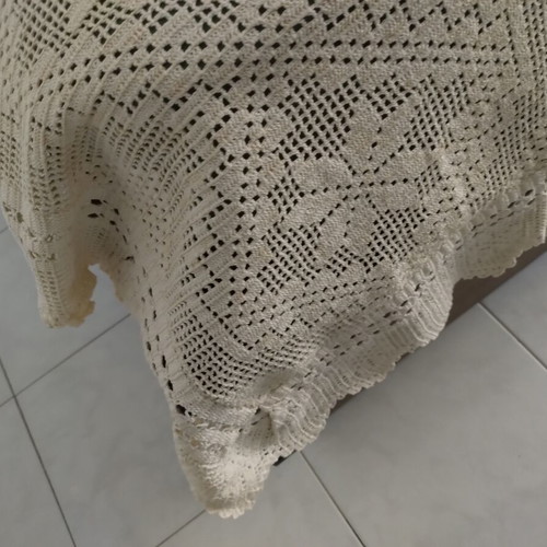 Handmade blanket, like new, 207x198 cm