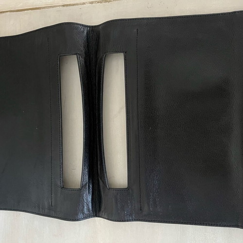 Lancel black leather handbag, like new, 100% leather