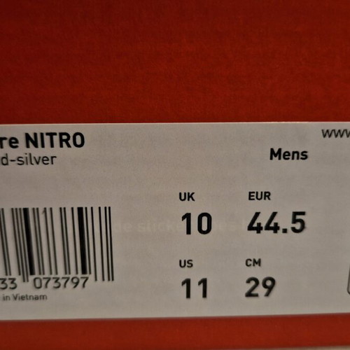 Puma Deviate Pure Nitro running shoes like new, size 44.5, white