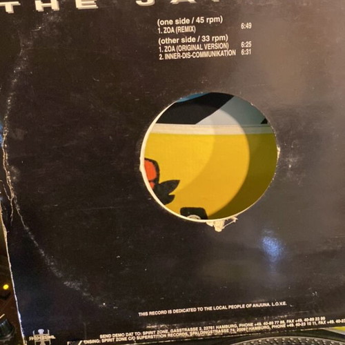 Goa trance vinyl record used, electronic genre