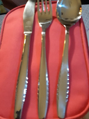 Cutlery set of 36 stainless steel knives, forks and spoons new