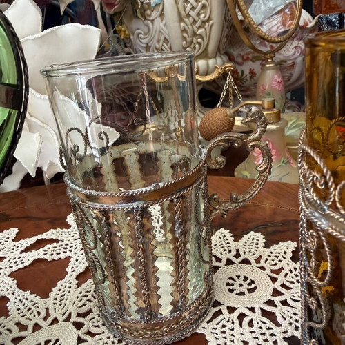 Handmade Gianniotiko wine set like new