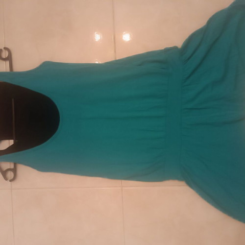 Exit women's summer dress medium like new, turquoise emerald color