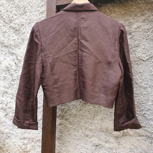 Attrattivo brown cropped blazer S used