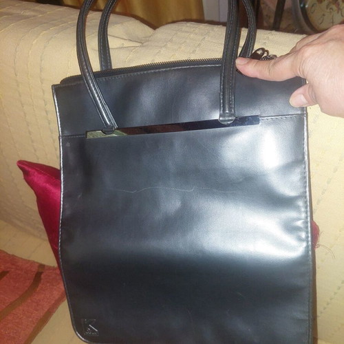 Vintage women's handbag black, used