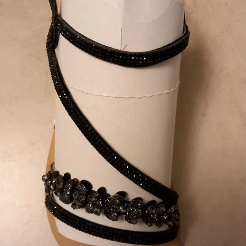 Women's sandals size 36 black like new