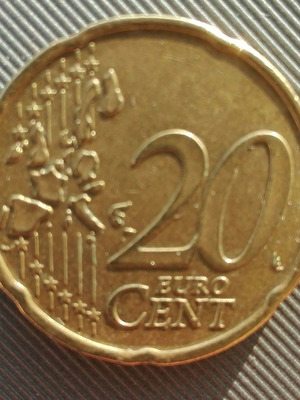 20 Euro Cent Portugal 2002 used