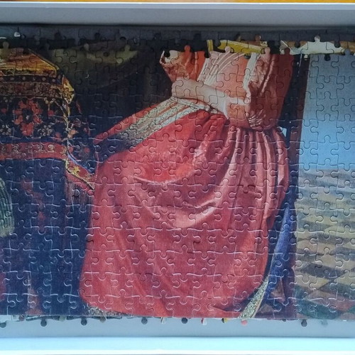 Puzzle Johannes Vermeer The Wine Glass Noriel 1000 used