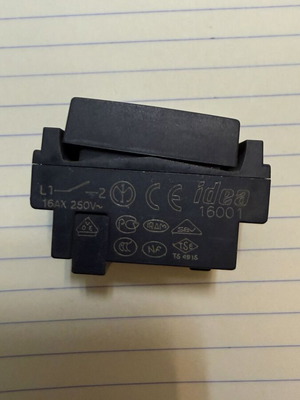 Vimar Idea 16001 switches used, pack of 14, black, 1 module