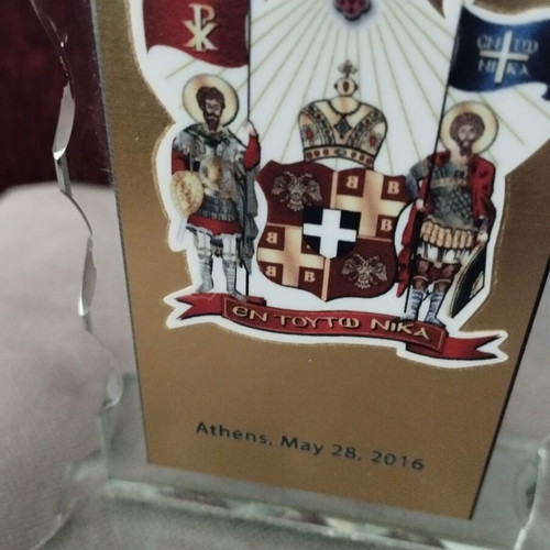 Commemorative plaque used from Grand Imperial Conclave for Greece