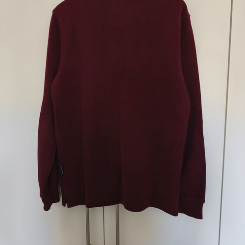 Side Effect burgundy men's polo-style pullover like new, size M