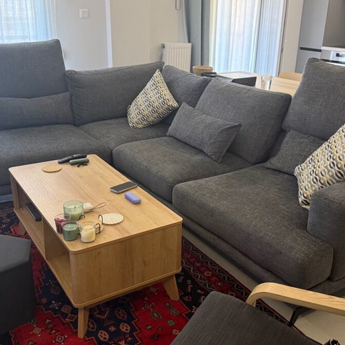 Sofa like new 3m x 2.40m with adjustable back cushions