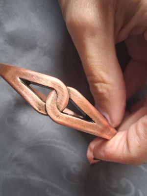 Uterque pink gold cuff bracelet