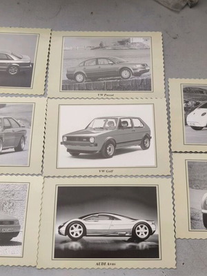 Ευχετήριες κάρτες vintage της Kosmocar VW, πακέτο 8, καινούργιες