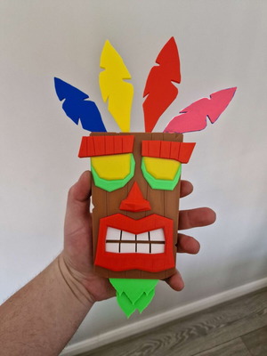 Crash Bandicoot Mask Aku Aku σαν καινούργιο