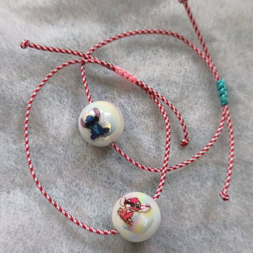 Angel and Stitch Marti Bracelets like new, pack