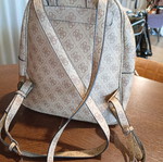Guess backpack, beige and brown