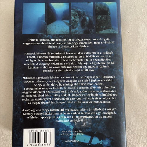 Graham Hancock A Mélység Titkai book like new, Hungarian