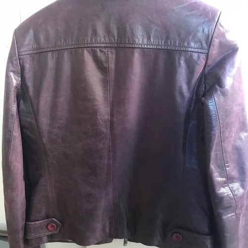 Redskins leather jacket brown like new, size M