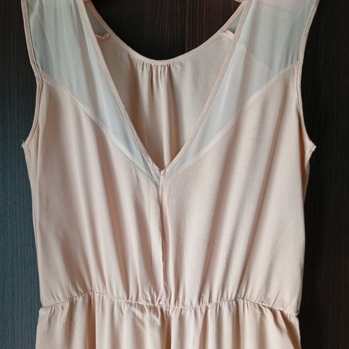 Zara women's pink one-piece jumpsuit new, size L