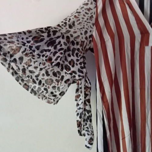 Long dress Jupe by Miltos Savvas like new, black and brown